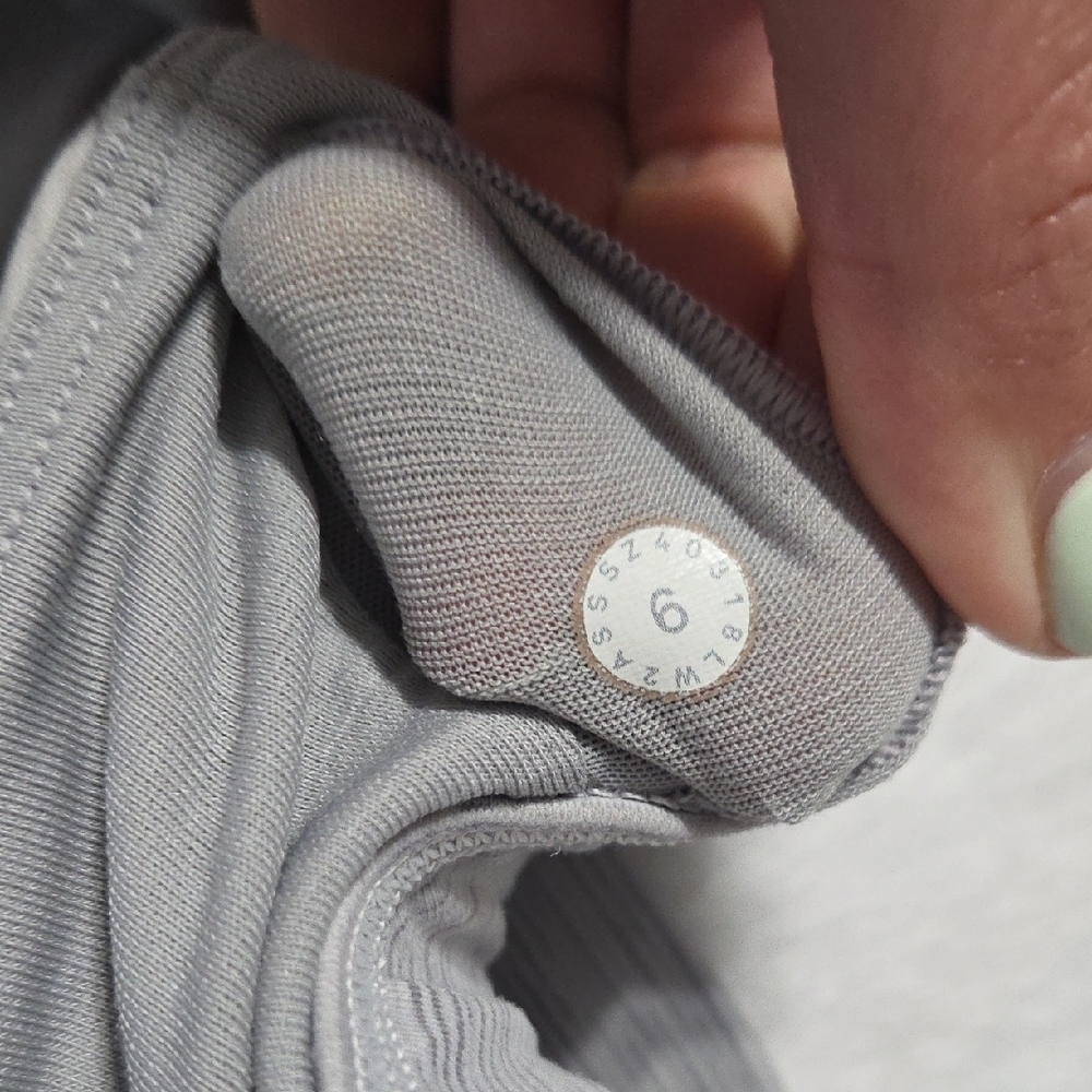 Lululemon Athletica Heather Gray Sports Bra - Picture 3 of 5